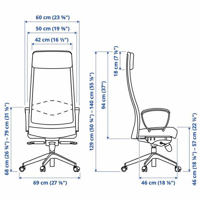 Sit/stand desk + chair | Mesa de pé/sentado + cadeira