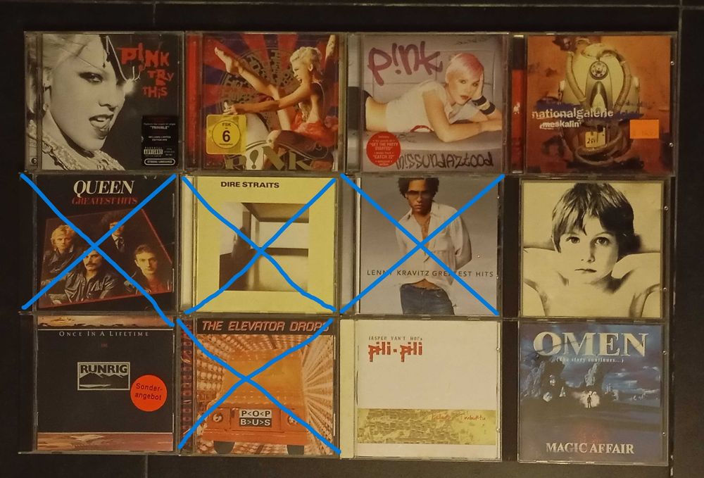 112 CDs (Pop/Rock, Hard Rock, Alternative Rock, Metal) desde 3€