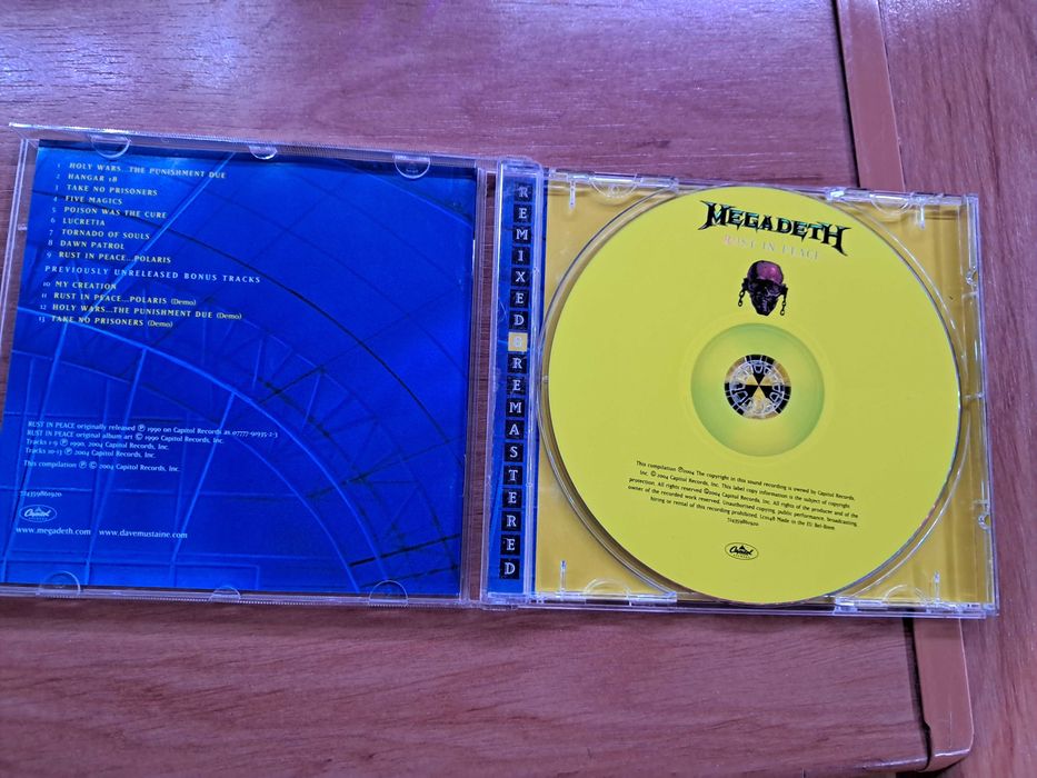 Megadeath rust in peace CD