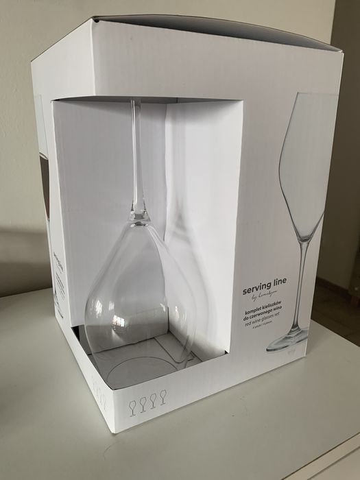 Kieliszki do wina / prosecco 650ml duże nowe Home&You 4 sztuki