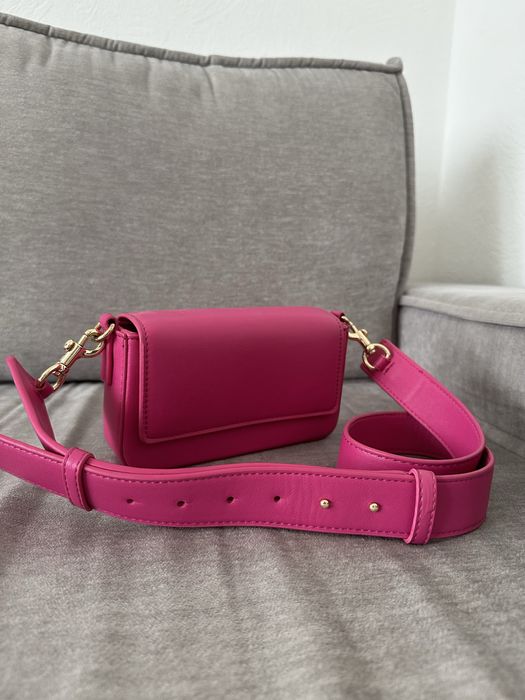 Mango сумка рожева