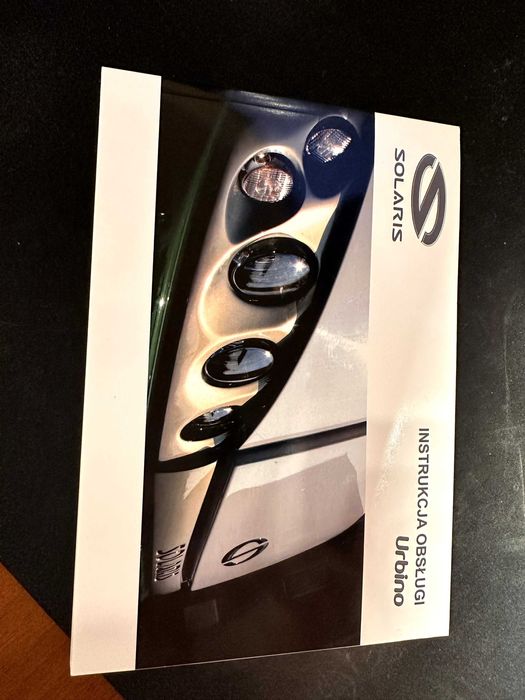 Instrukcja obsługi Solaris Urbino - stan idealny + gratis