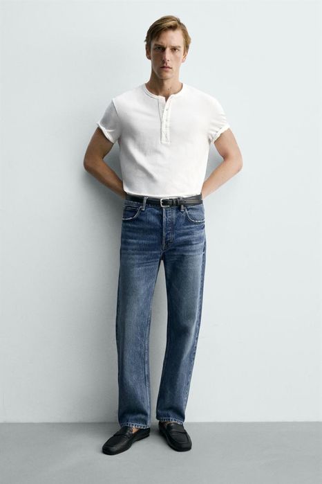 Шкіряні лофери Zara 41-26,5 см
