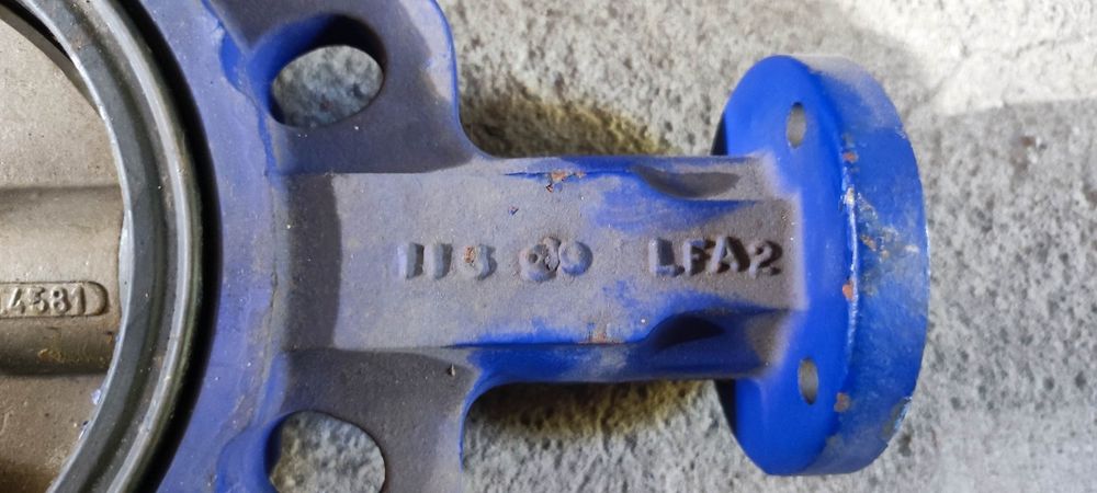 Przepustnica międzykołnierzowa ALFA LAVAL DN125 PN16 Nowa ANGD2C100F leżak
