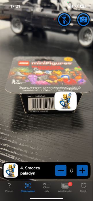 Lego Minifigures Dungeons & Dragons Smoczy Palladyn