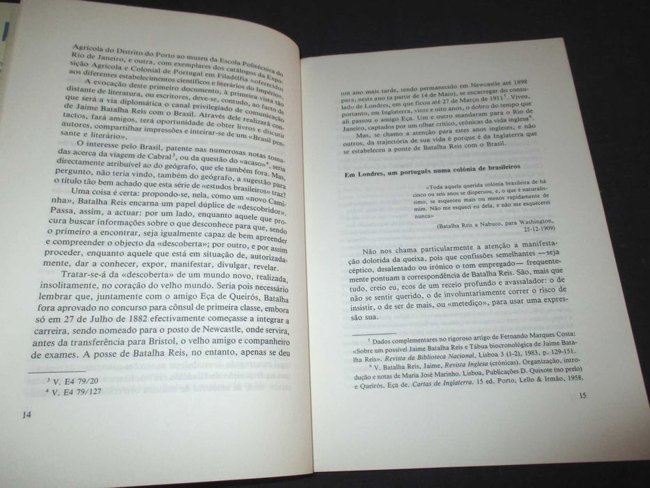 Livro O Descobrimento do Brasil Intelectual pelos portugueses do século XX