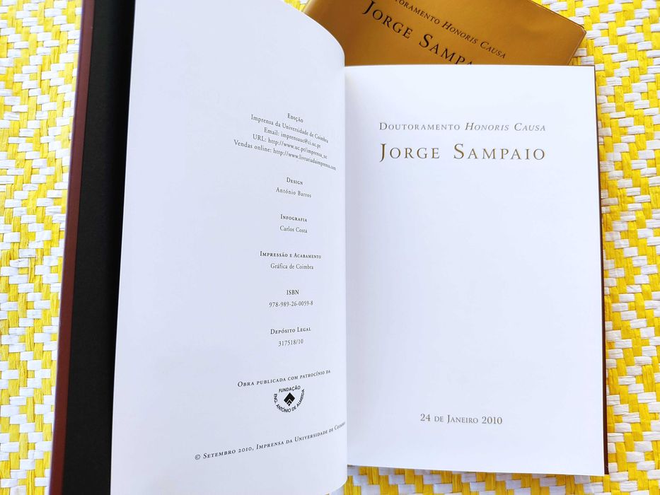 DOUTORAMENTO Honóris Causa de JORGE SAMPAIO Universidade de Coimbra