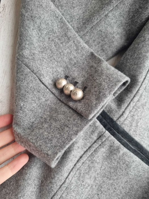 Мужской шерстяной винтажный фрак жакет блейзер пиджак