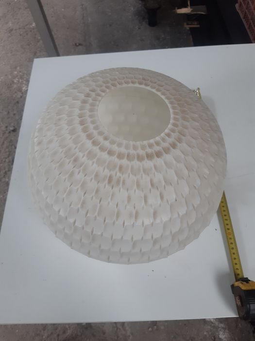 Klosz do lampy z tworzywa space age lata 60te