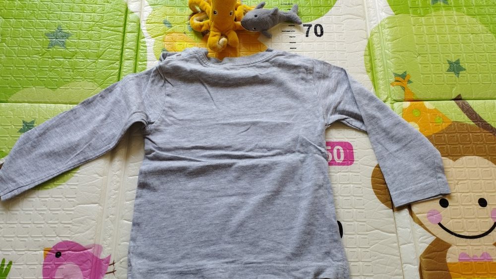 T-shirt básica de manga comprida bebé 24-36 mesrsy