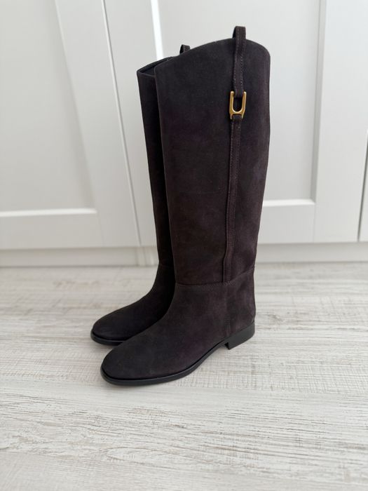 Kozaki w stylu jezdzieckim Zara 39