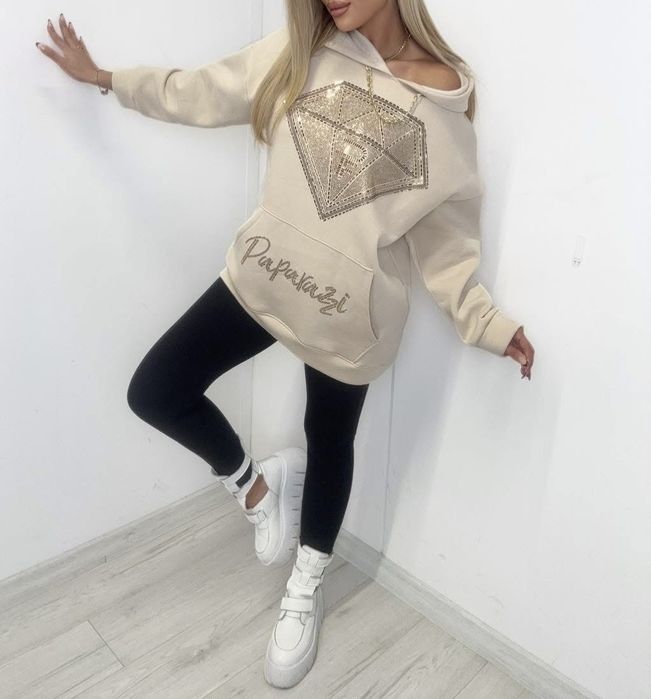 Stylowa bluza z kapturem Paparazzi Fashion