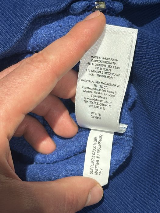 Polo Ralph Laurent зіп худі чоловіче