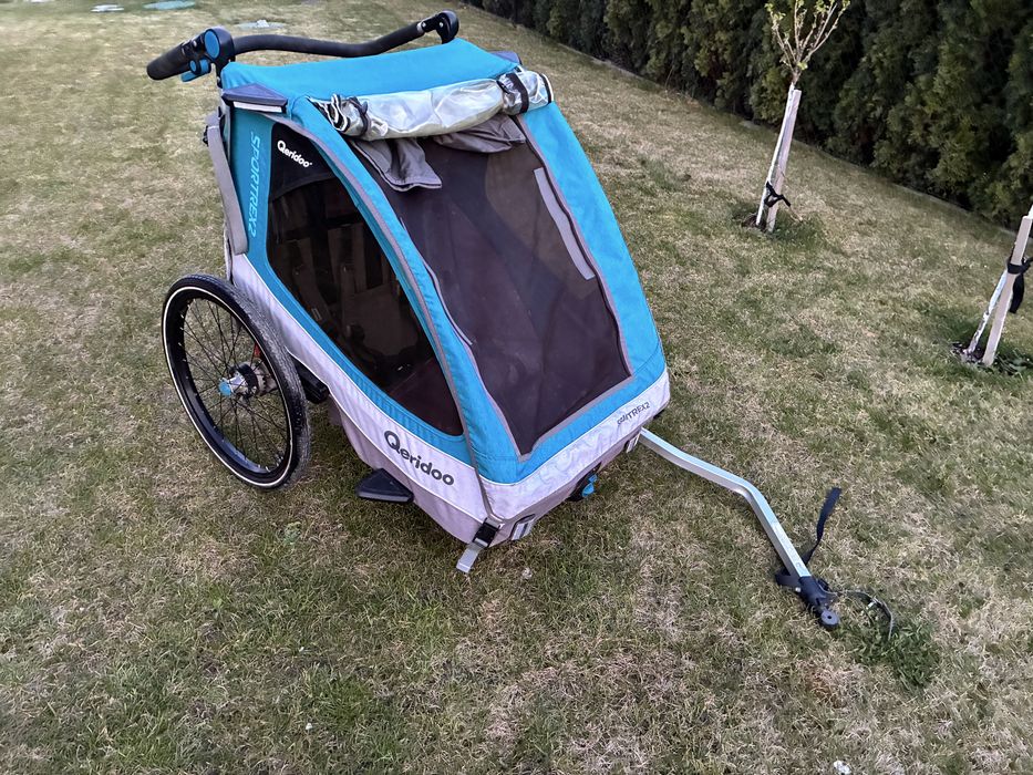 Queridoo Sportrex 2 - przyczepa rowerowa dla 2 dzieci
