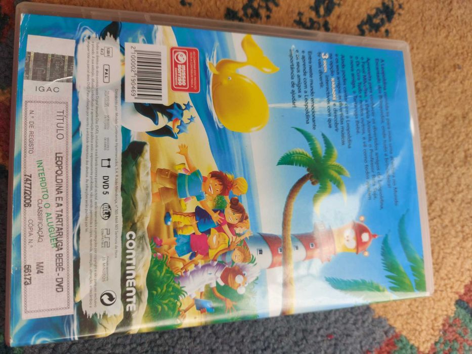 Dvd leopoldina e a tartaruga bebé novo