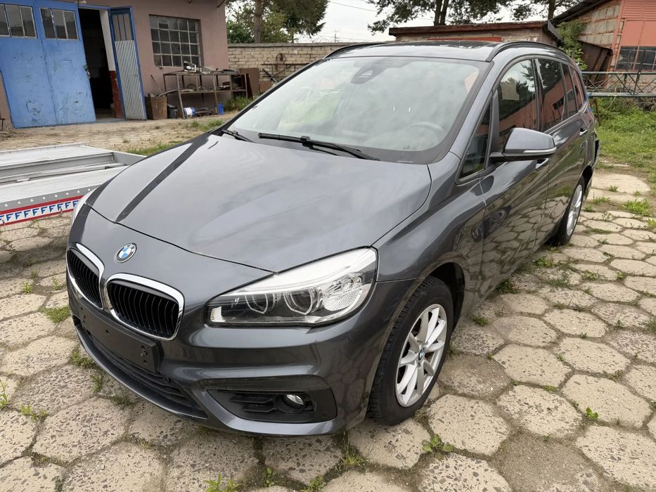 BMW Seria 2 BMW 218d Gran Tourer Kamera Led Skóra Panorama Uszkodzony OKAZJA