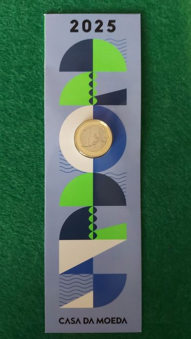 Moeda da Comemoração  1 Euro 2025 FDC