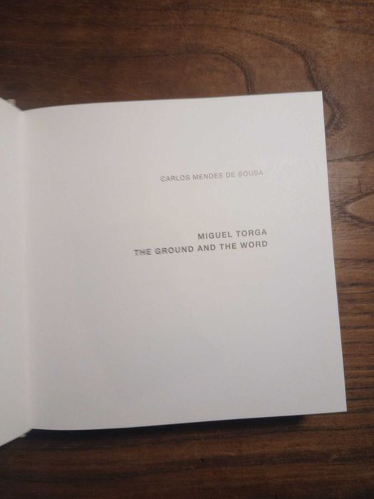 Miguel Torga, The Ground and the World