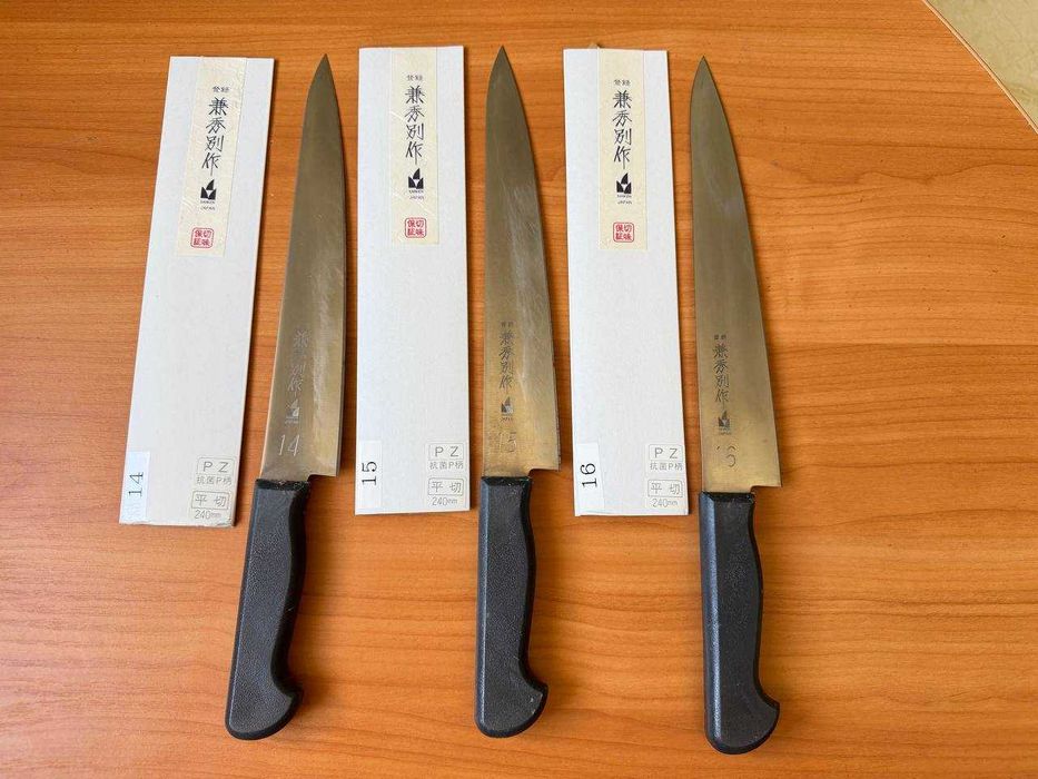 Японские кухонные ножи Kaneshide Bessaku 240 мм (Sanken Japan)