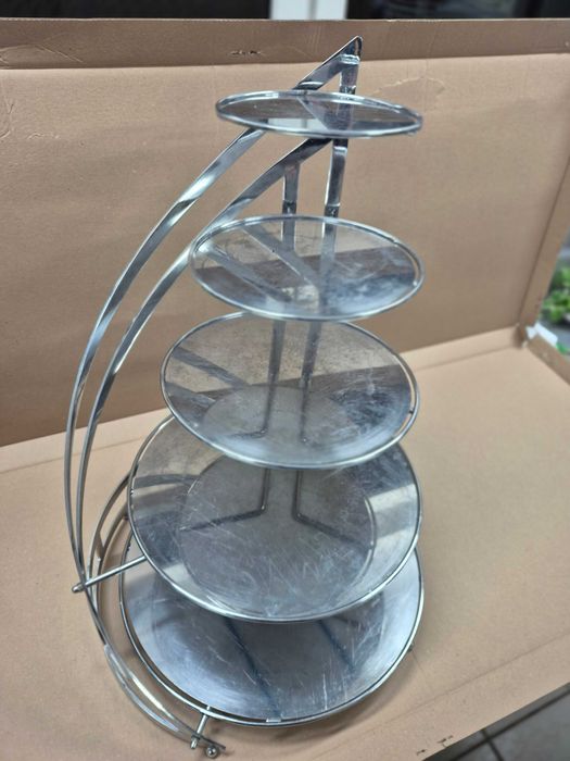 Stojak do tortów, 5 piętrowy, spiralny.