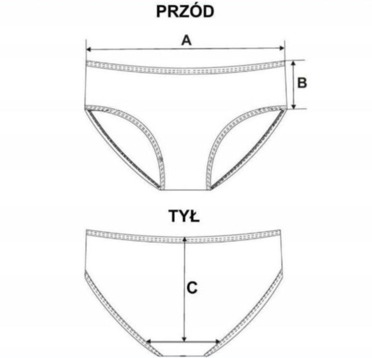 2 szt Bezszwowe Majtki laserowo 2xl
