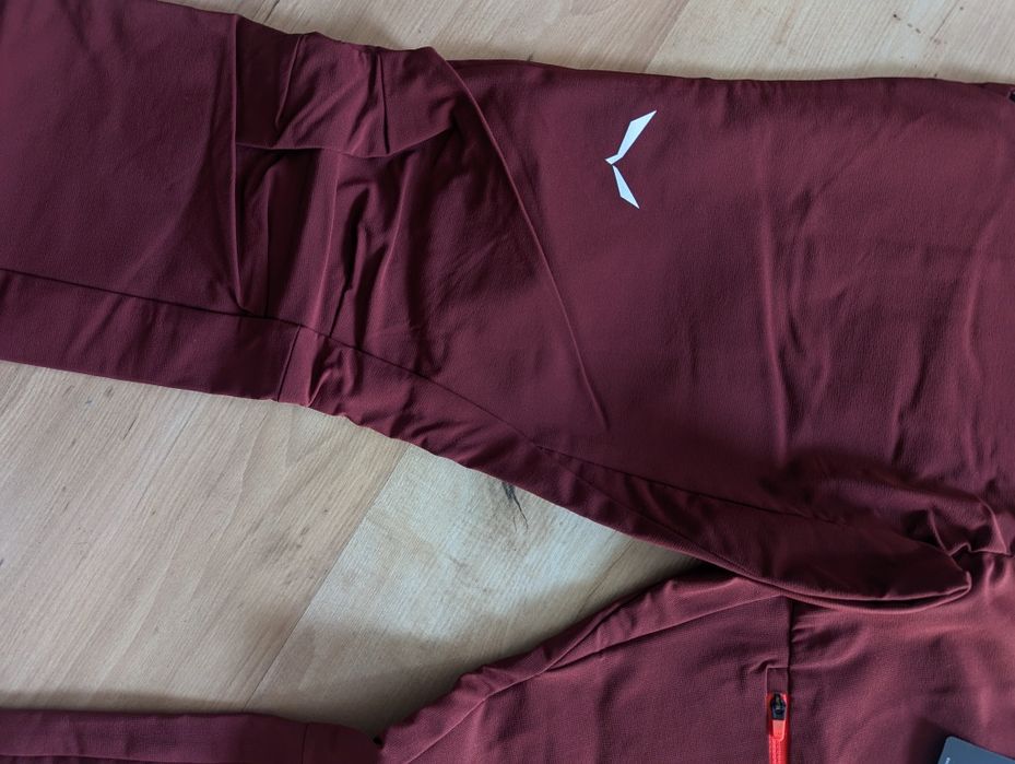 Spodnie skiturowe damskie Salewa Sella DST Light Pants - syrah 12 M