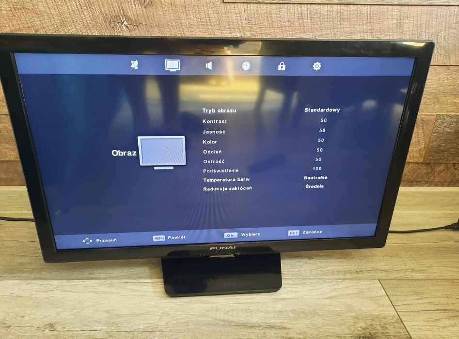 Telewizor DVB-T Funai sprawny pilot