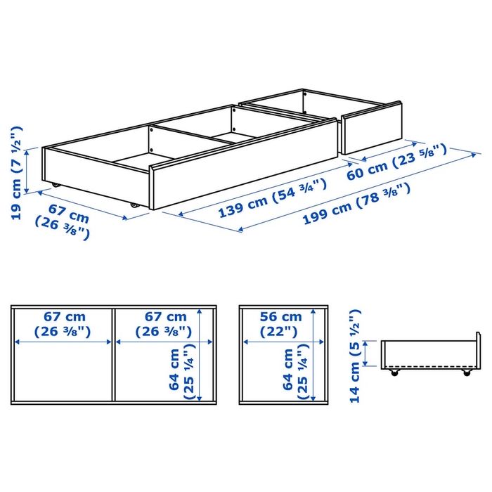Cama Songesand Branca Gavetas