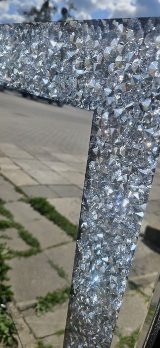Lustro glamour, nowe, pęknięte/Odbiór osobisty