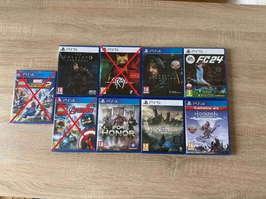 Gry PS4/PS5 | Death Stranding | Hogwarts Legacy | Calisto Protocol | Fifa i inne