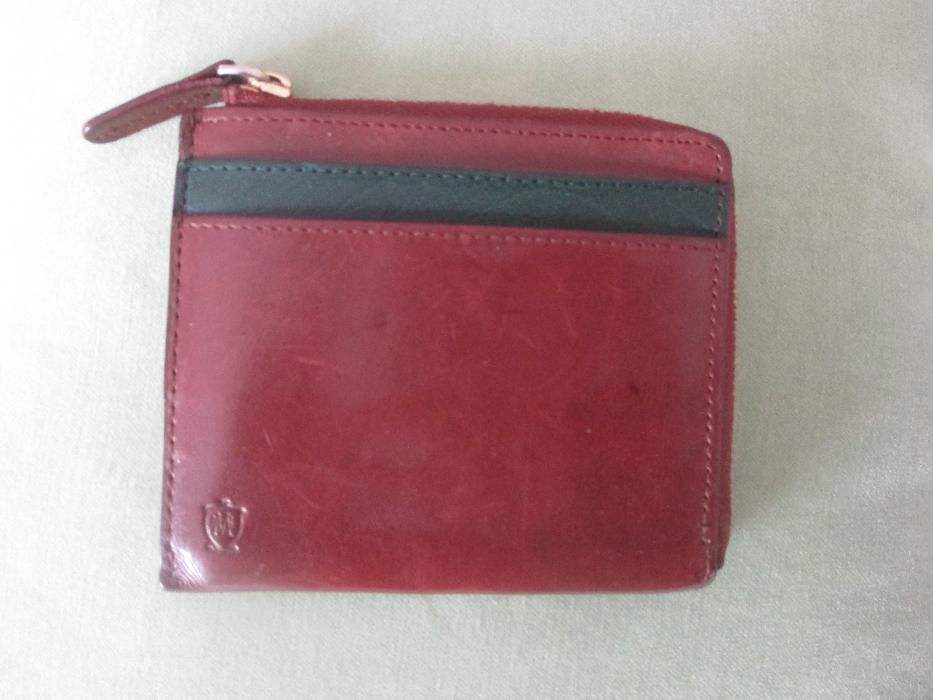carteira de couro Massimo Dutti