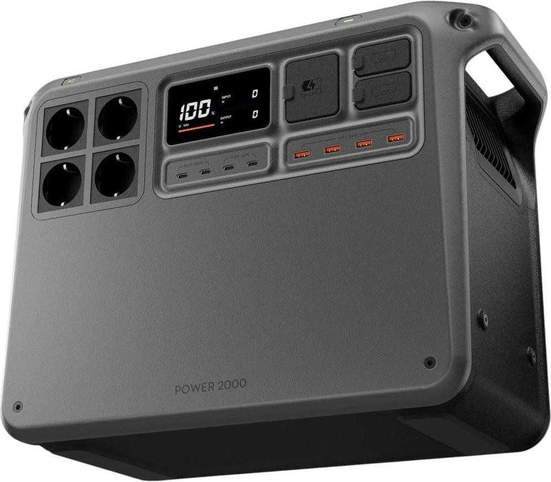 Зарядна станція DJI Power 2000 (2048 Вт·год / 3000 Вт) LFP. Портативна електростанція ДБЖ чиста синусоїда, DYM2000H