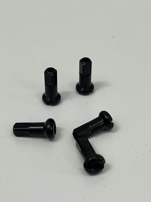 Nypel nyple rowerowe DT SWISS. 2.0/12 mm czarne mosiądz