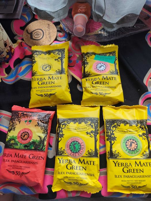 Yerba mate próbki herbaty
