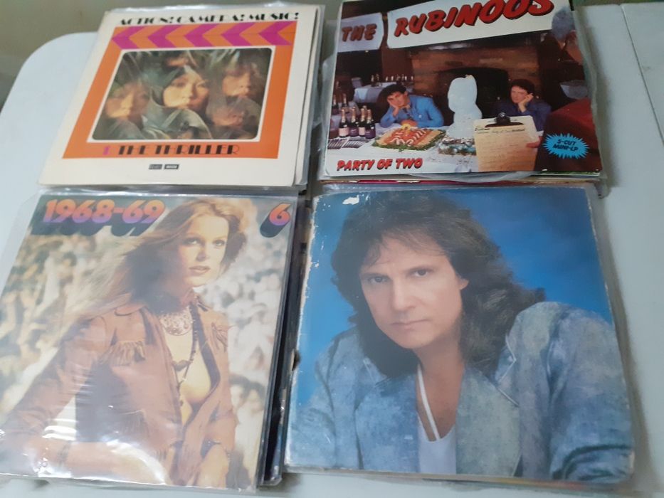 Discos em vinil LP.