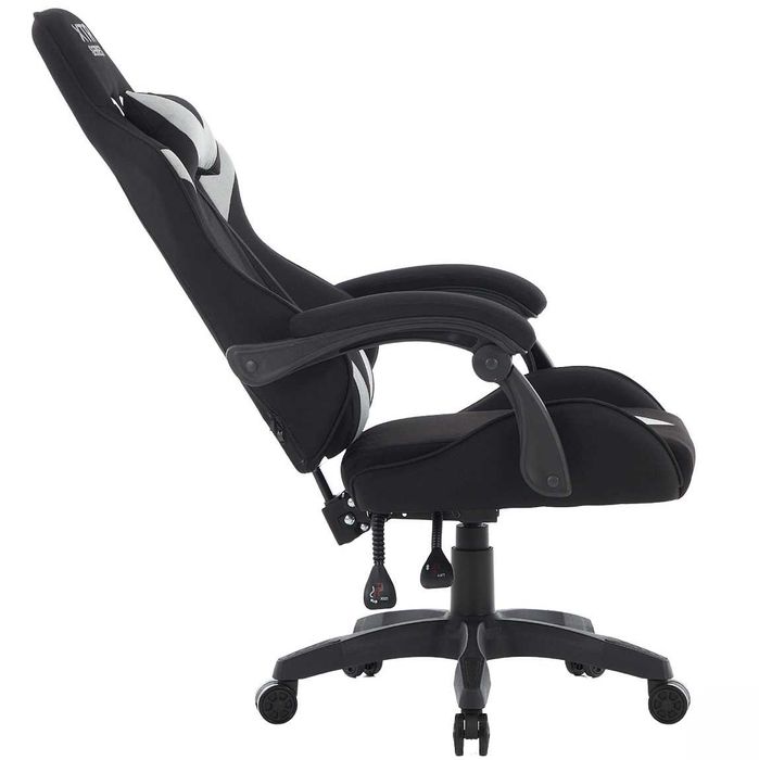 Fotel Gamingowy dla graczy tkanina EXTREME XTR Light Gray