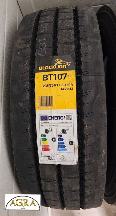 235/75R17.5 (675netto) BLACKLION BLACK LION  naczepa opona opony MOCNA