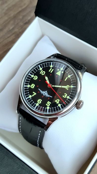 Годинник Pilot Штурманские Aviator Miltary Мех.Raketa 2609.НА 19 jewel