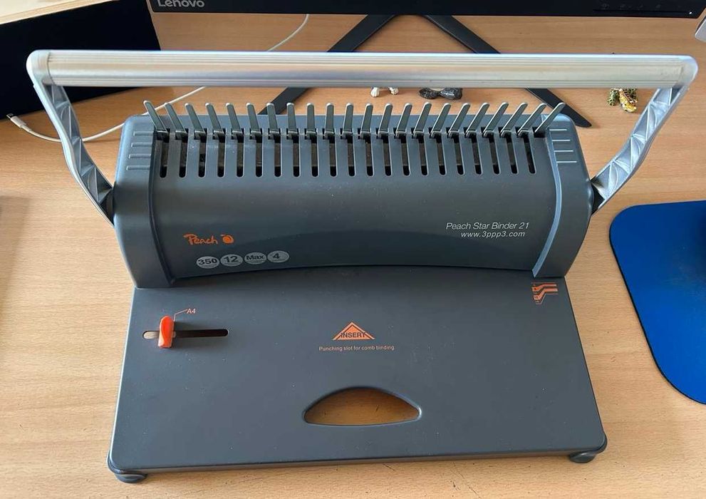 Encadernadora Peach Argolas A4 PB200-21
