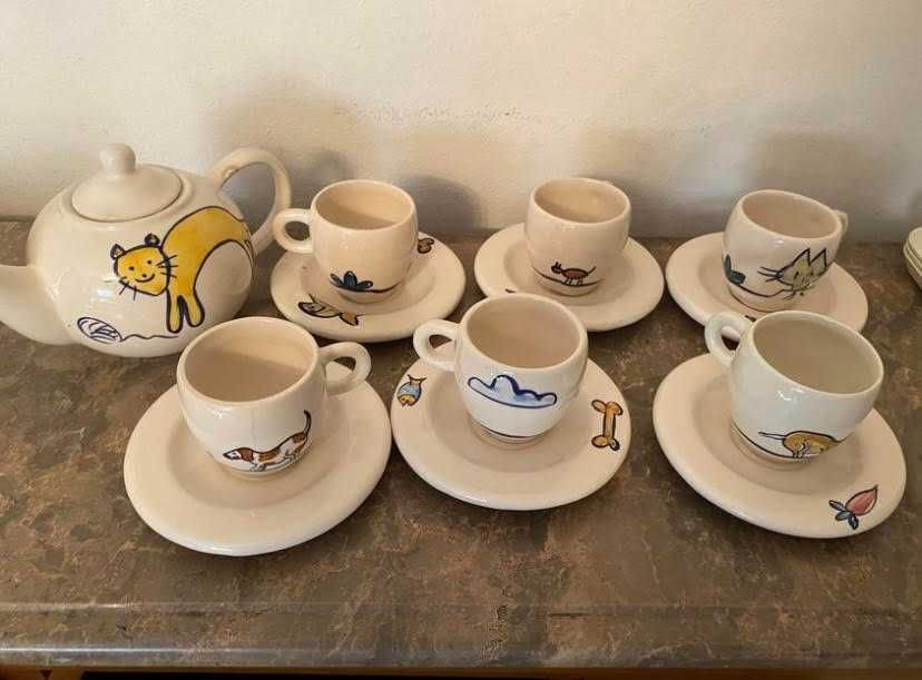 Conjunto de café + bule