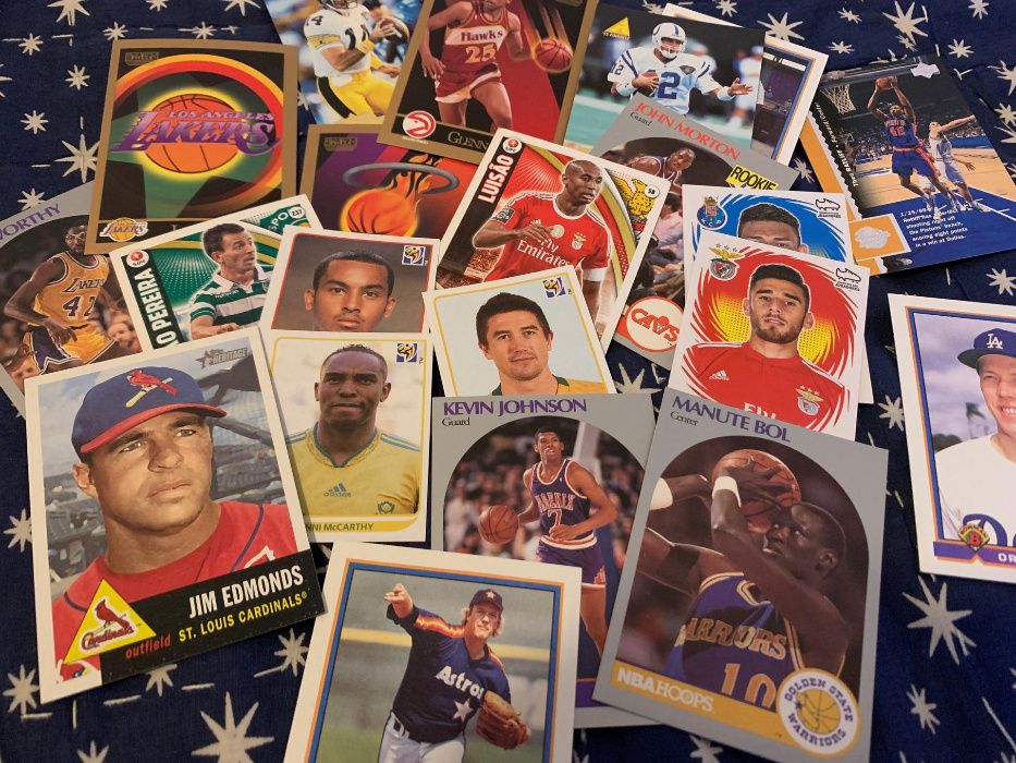 Pack Mistério de Cromos e Sportscards - Futebol, NBA, NFL, Baseball