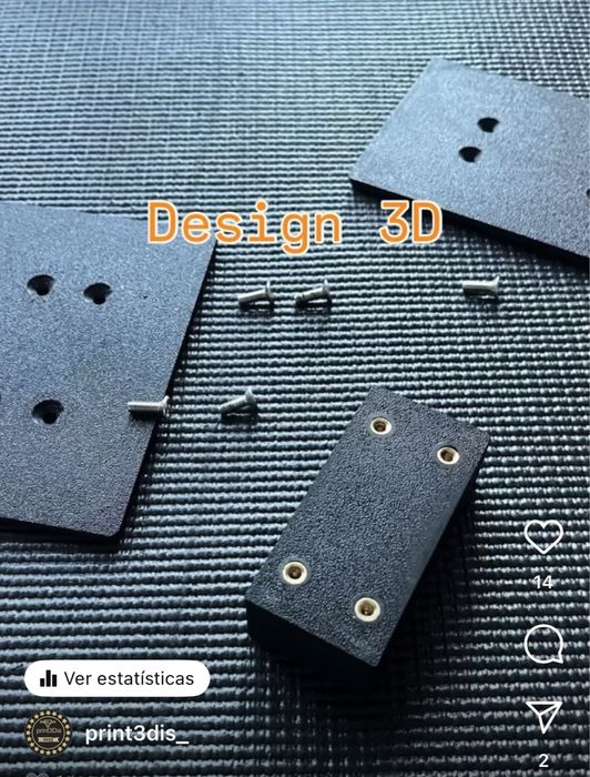 Projeto mecânico, design e impressão 3D