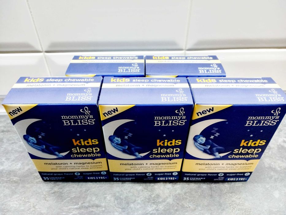 Mommys Bliss, Kids Sleep, Melatonin + Magnesium (35 ж/таб.), для детей
