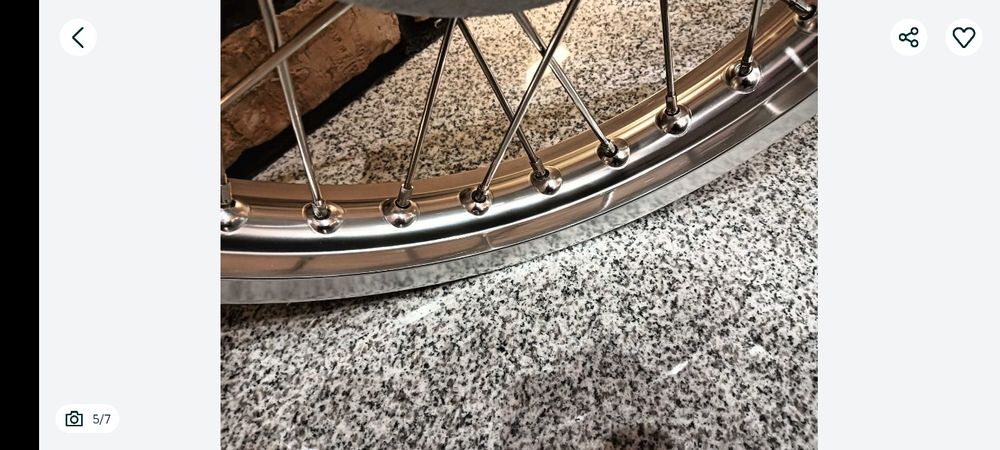 Koła po regeneracji kpl. Kół MZ etz 250