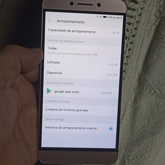 Smartphone LeEco dual sim de 32gigas armazenamento