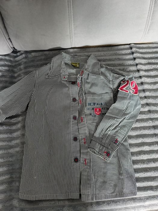 Koszula chłopięca 5.10.15 w czarne paski