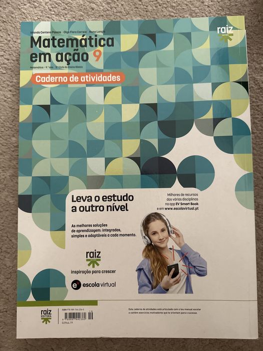 Caderno atividades MATEMATICA EM AÇÃO 9.ºano