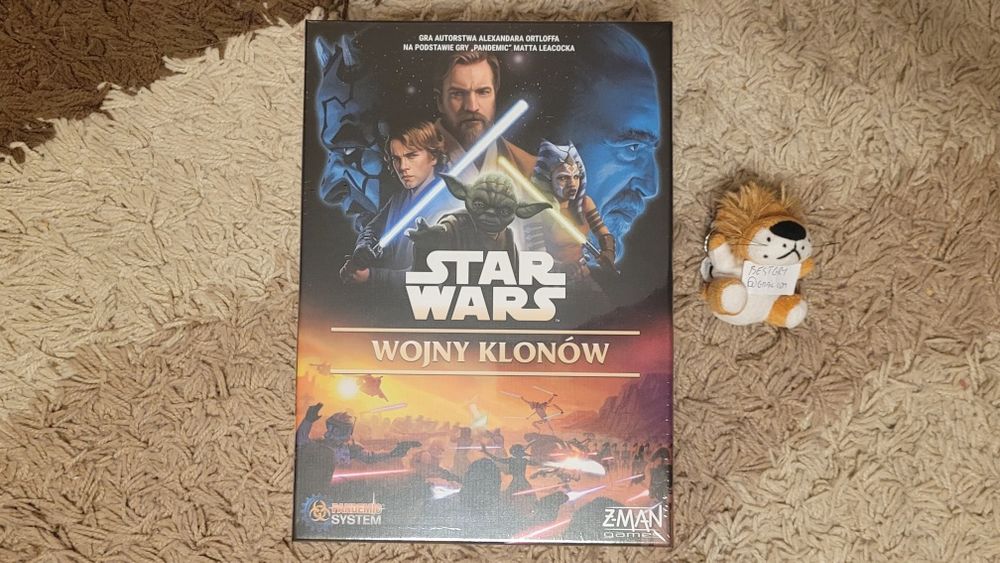 Star wars wojny klonów,  pandemic system+ figurki gra planszowa