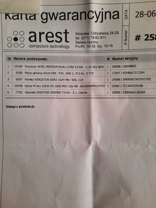 Komputer stacjonarny