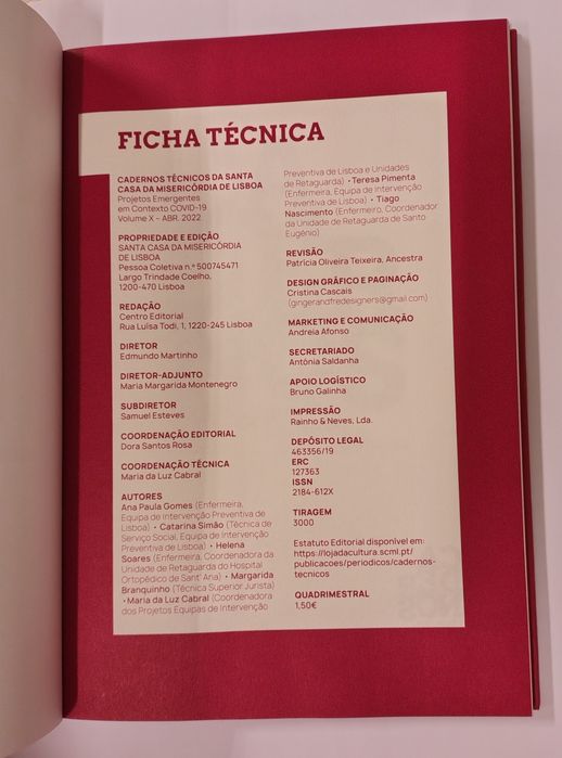 Cadernos técnicos da Santa Casa da Misericórdia de Lisboa - 10